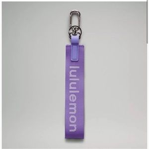 NWT LULULEMON | Never Lost Keychain in Dark Lavender/White Opal